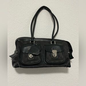 Dooney & Bourke Double Pocket Canvas Purse